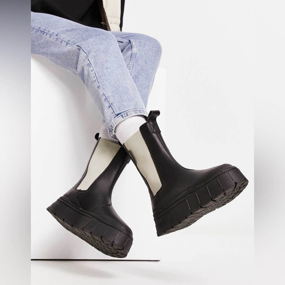 Puma Mayze stacked Chelsea boots